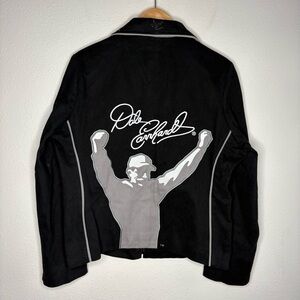 Chase Authentics Black and Gray Bomber Jacket